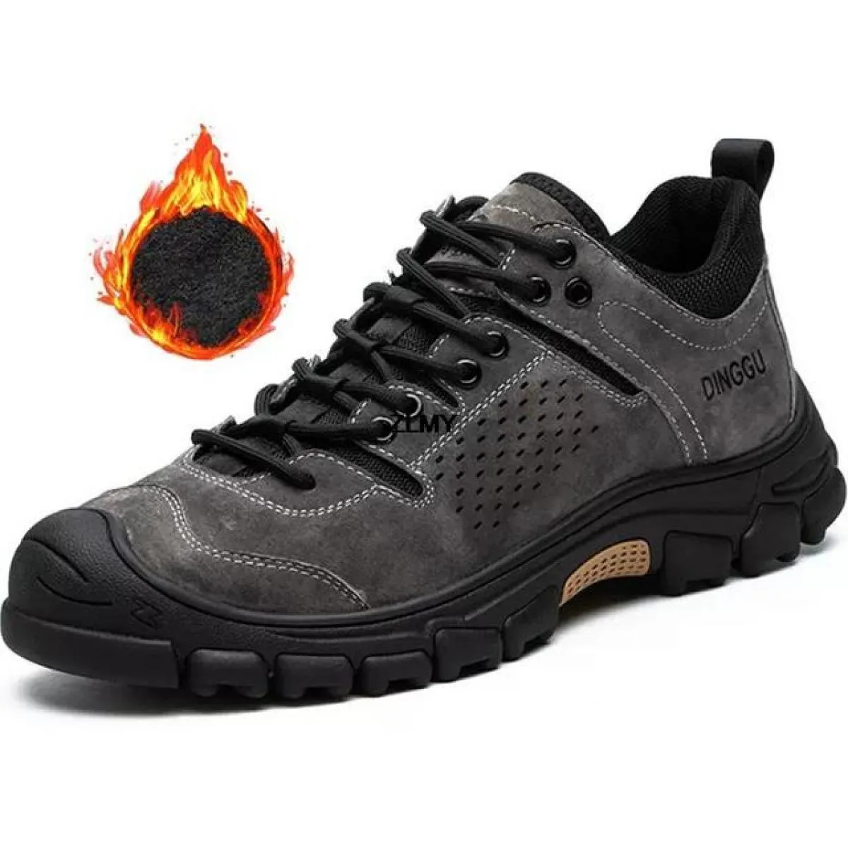 Scarpe antinfortunistiche da costruzione di alta qualità Scarpe da lavoro da uomo con punta in acciaio Stivali da lavoro antinfo
