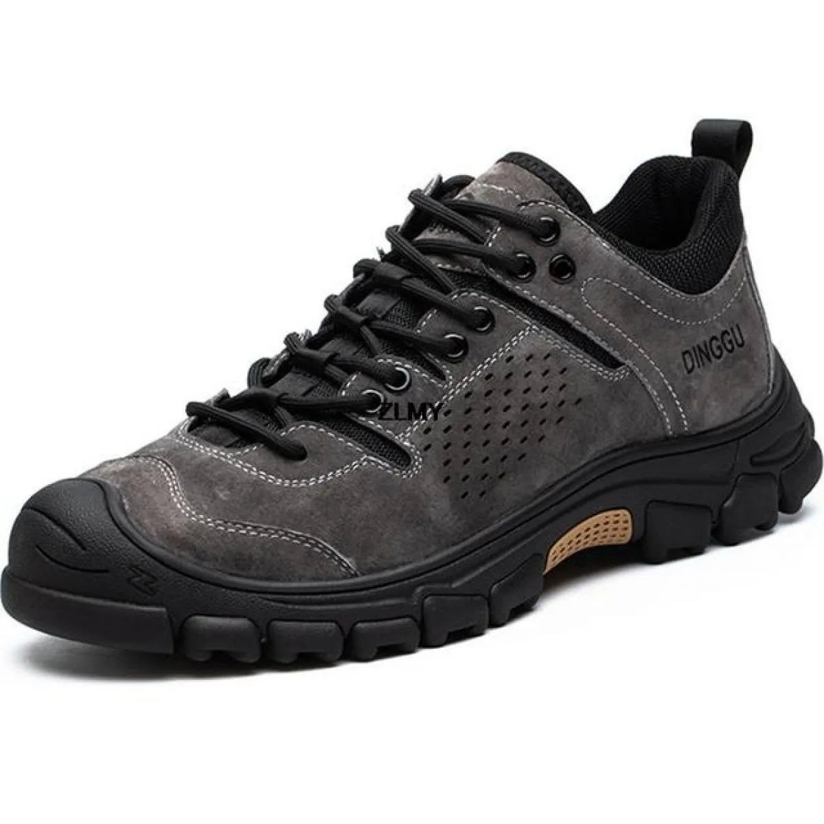 Scarpe antinfortunistiche da costruzione di alta qualità Scarpe da lavoro da uomo con punta in acciaio Stivali da lavoro antinfo