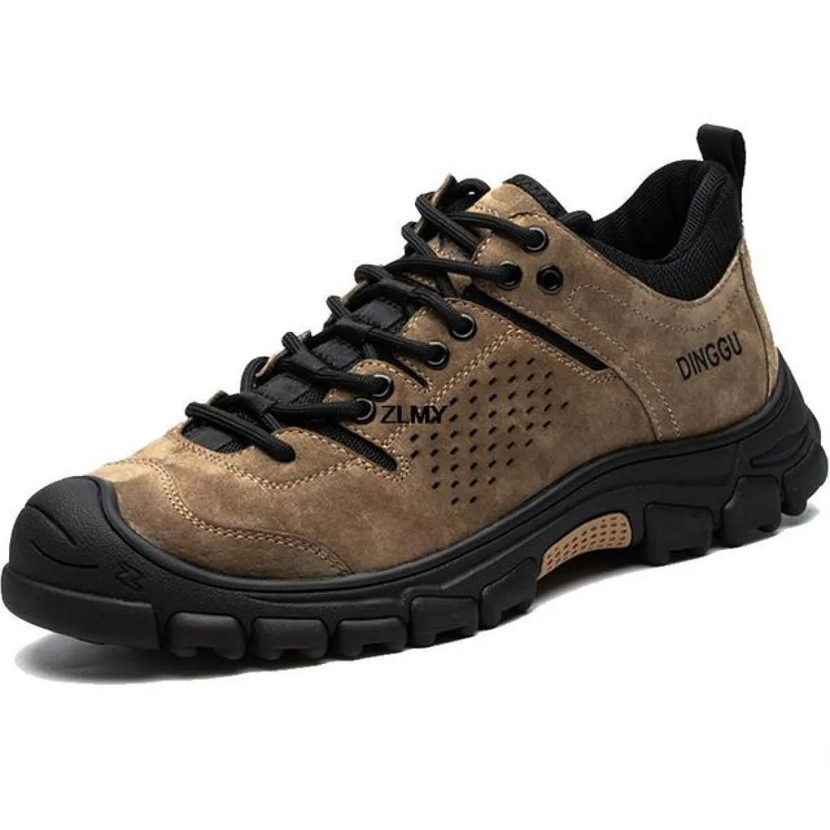 Scarpe antinfortunistiche da costruzione di alta qualità Scarpe da lavoro da uomo con punta in acciaio Stivali da lavoro antinfo