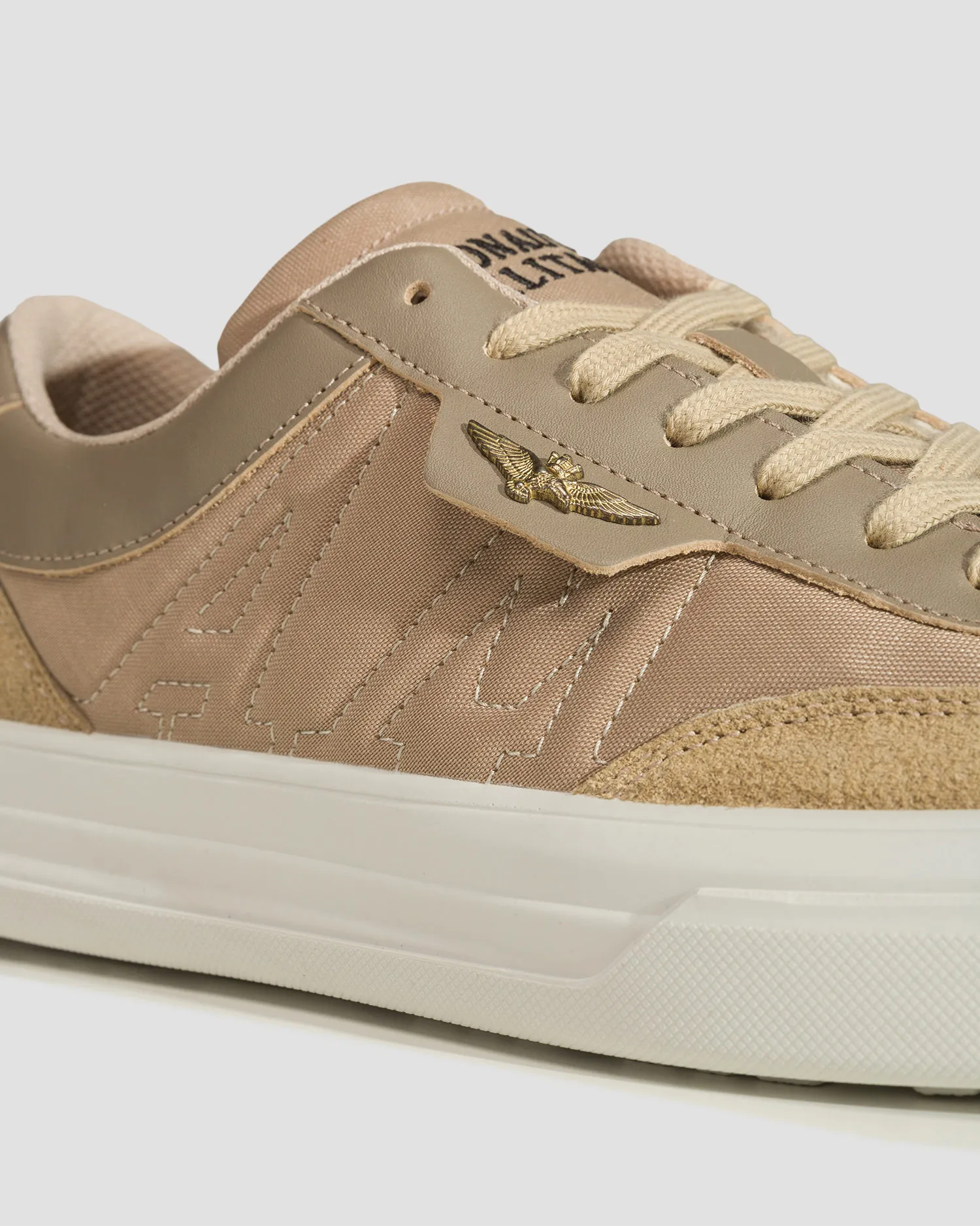 Scarpe beige da uomo Aeronautica Militare 241SC264CT3258-57538