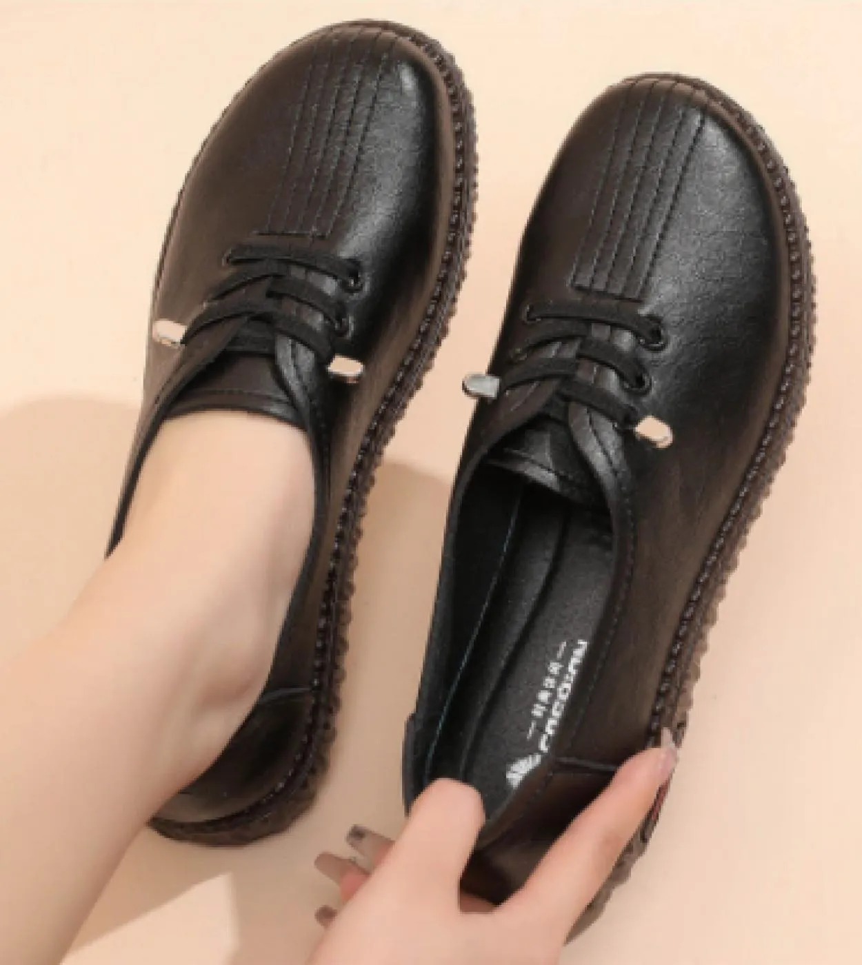 Scarpe casual da donna primavera Scarpe da donna in vera pelle Slipon Scarpe da donna Scarpe da guida femminili Appartamenti di