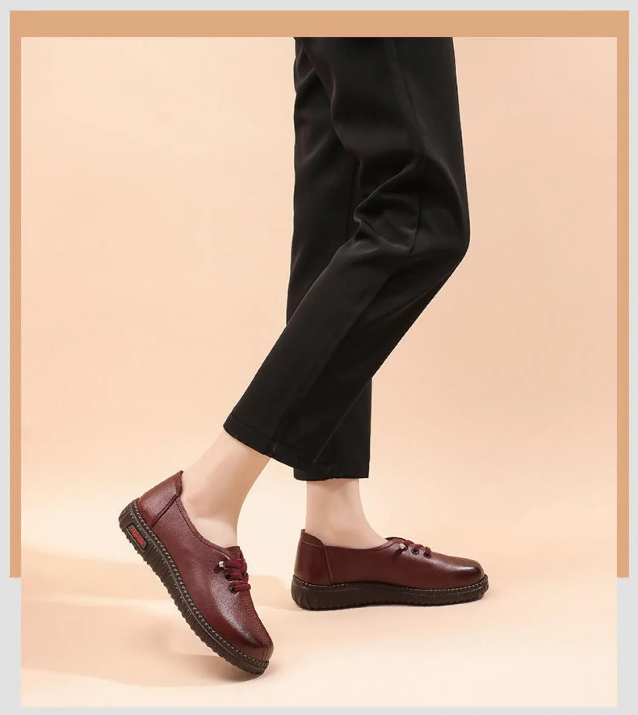 Scarpe casual da donna primavera Scarpe da donna in vera pelle Slipon Scarpe da donna Scarpe da guida femminili Appartamenti di