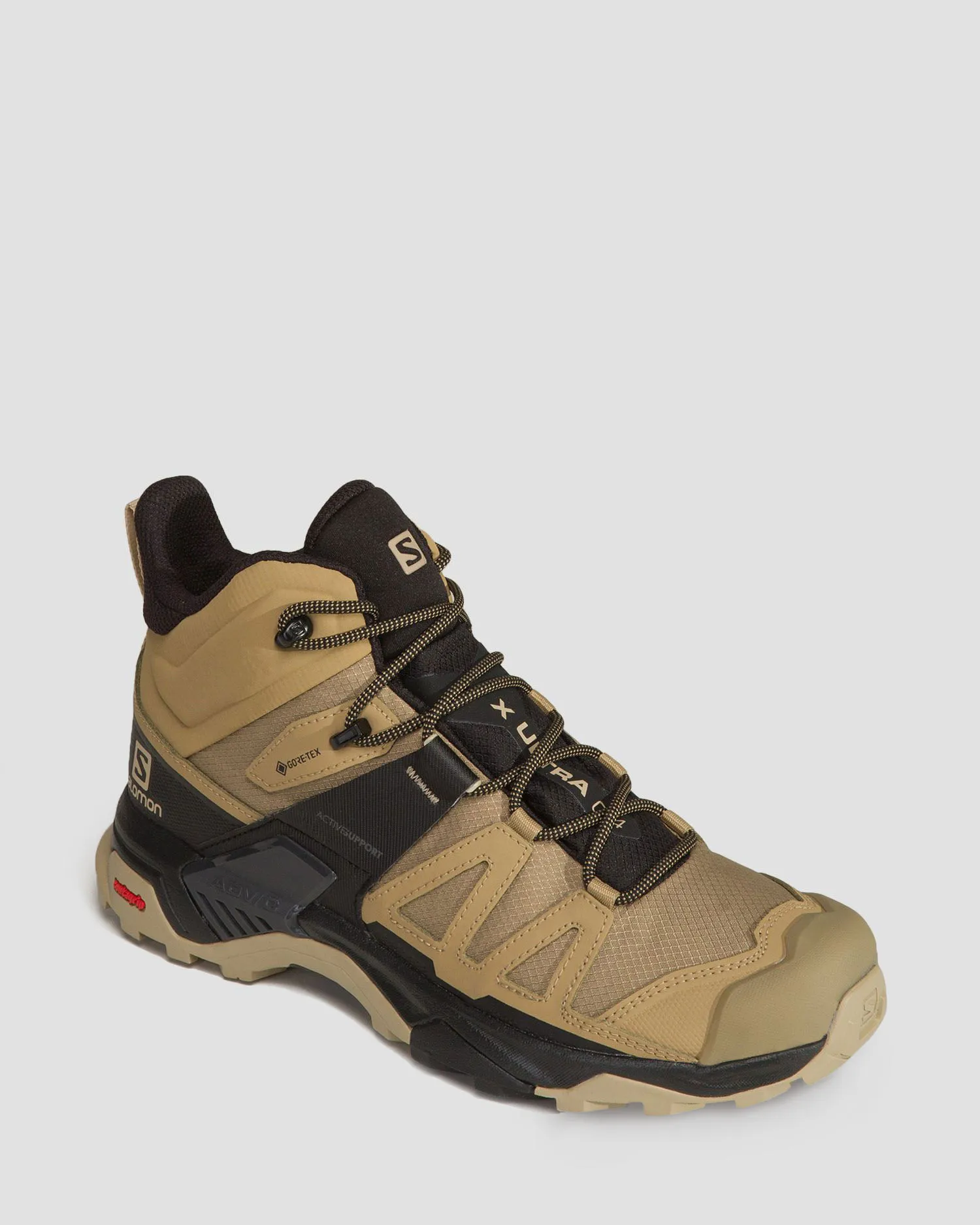 Scarpe da uomo SALOMON X ULTRA 4 MID GTX L41294100-kelp-black-safari