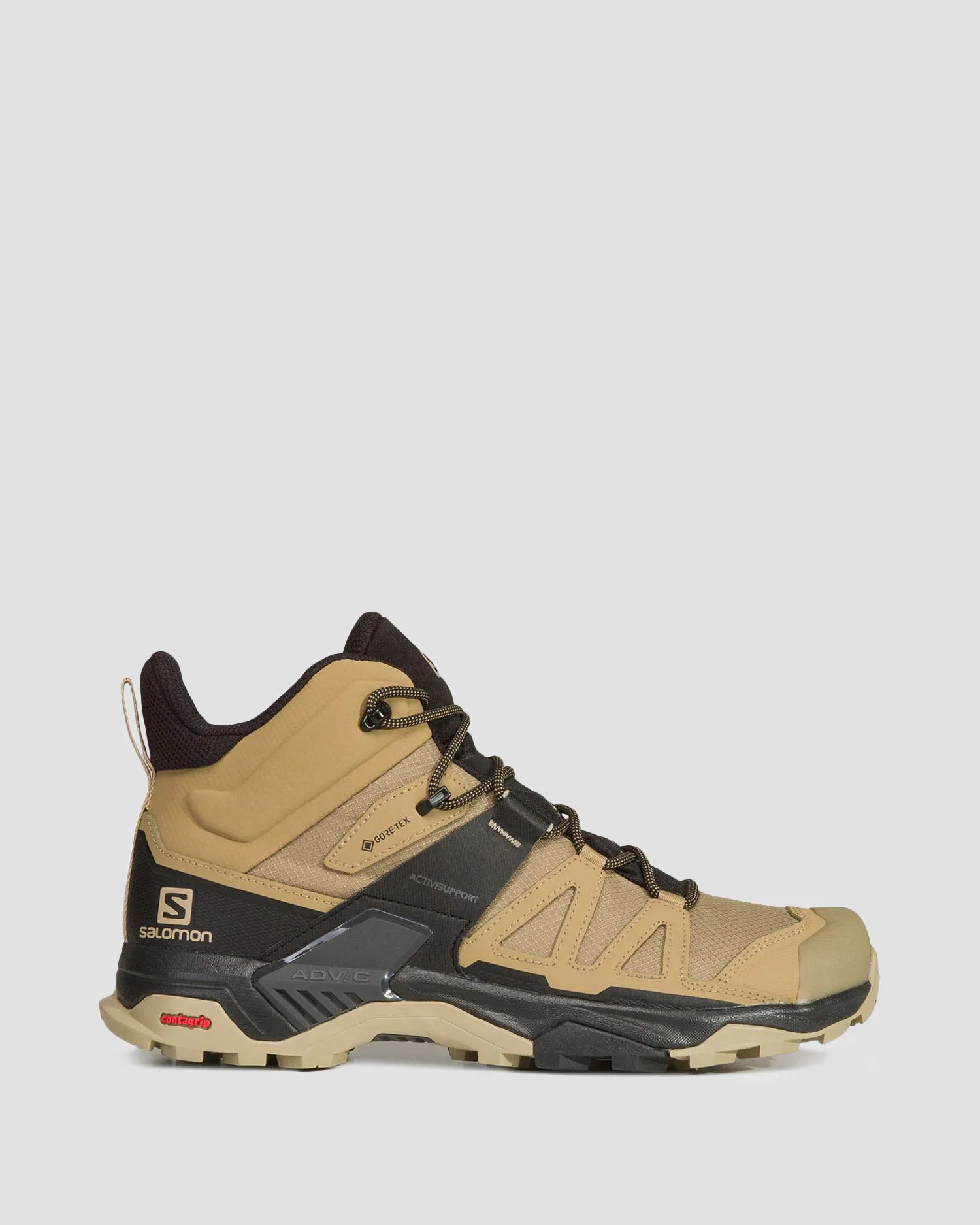 Scarpe da uomo SALOMON X ULTRA 4 MID GTX L41294100-kelp-black-safari