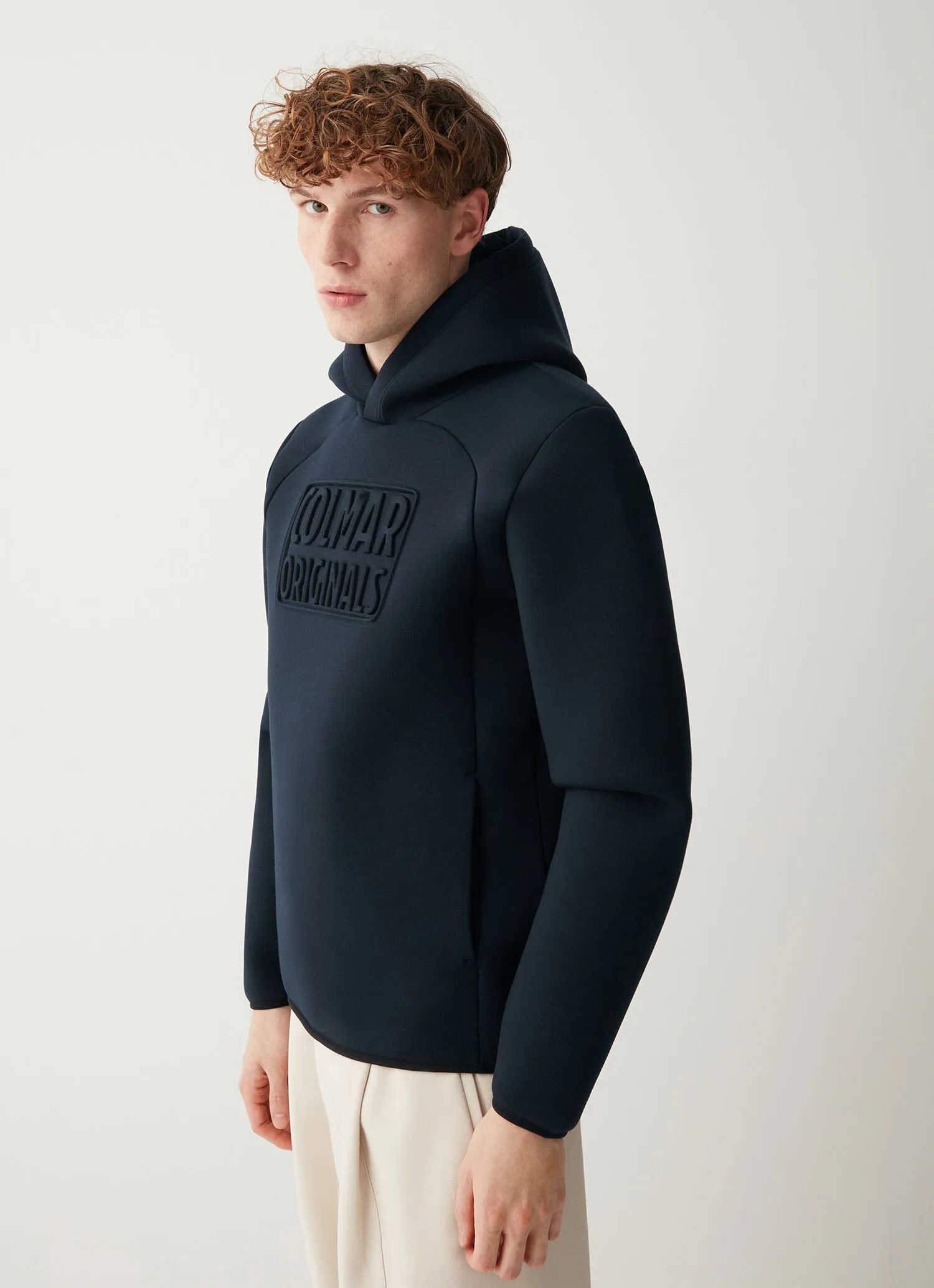 Scuba-effect hoody