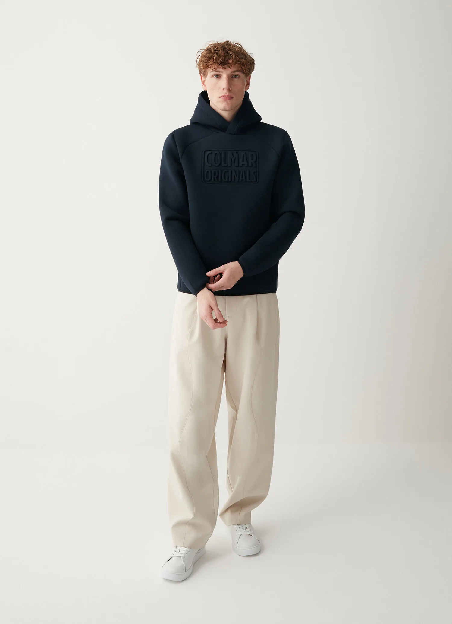 Scuba-effect hoody