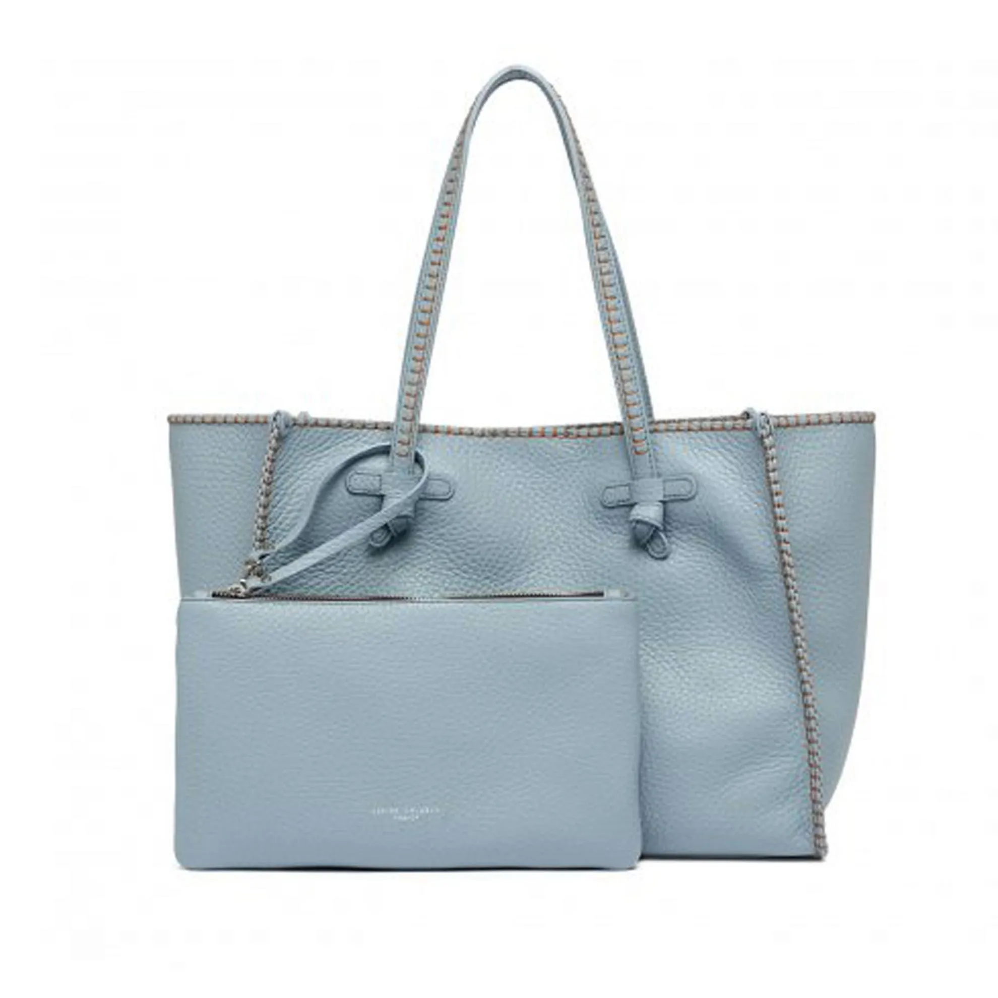 Shopper marcella in pelle martellata