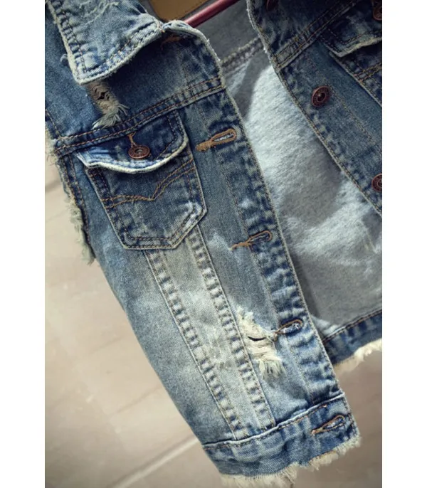 Smanicato in jeans Rina - Dream Shop
