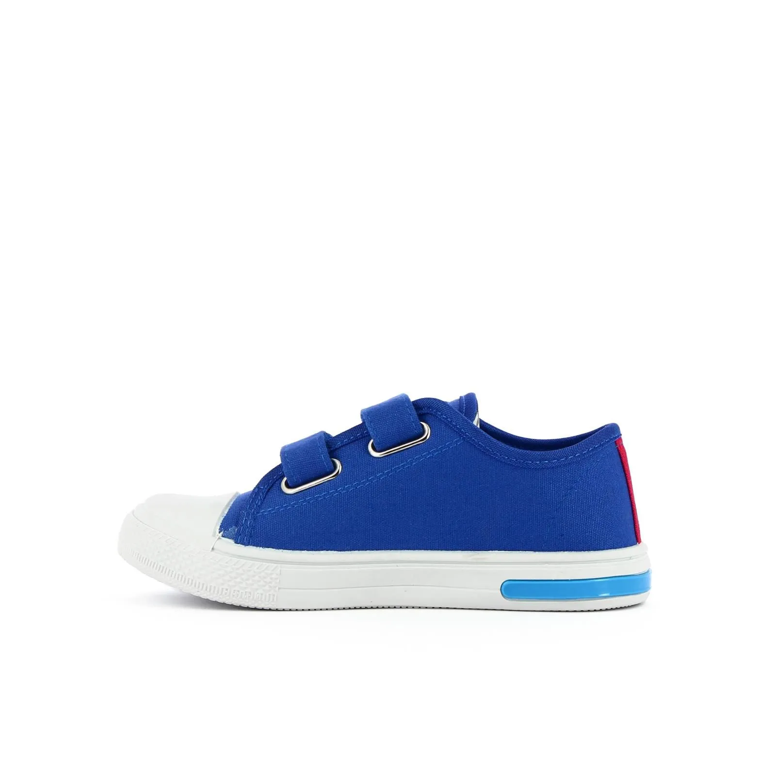 Sneakers blu cartoon in tessuto