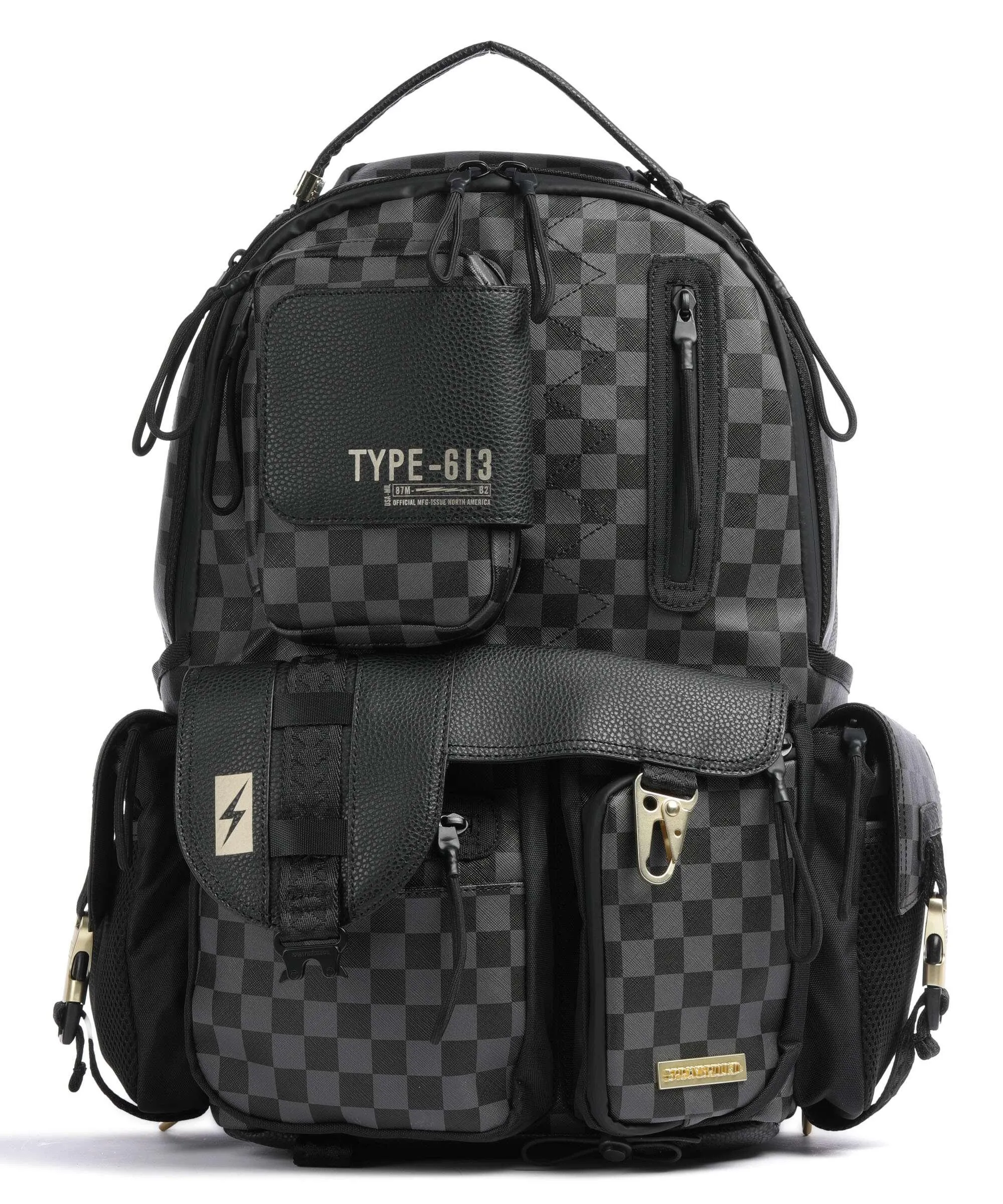  Sprayground Special Ops Zaino 13″ plastica grigio/nero  