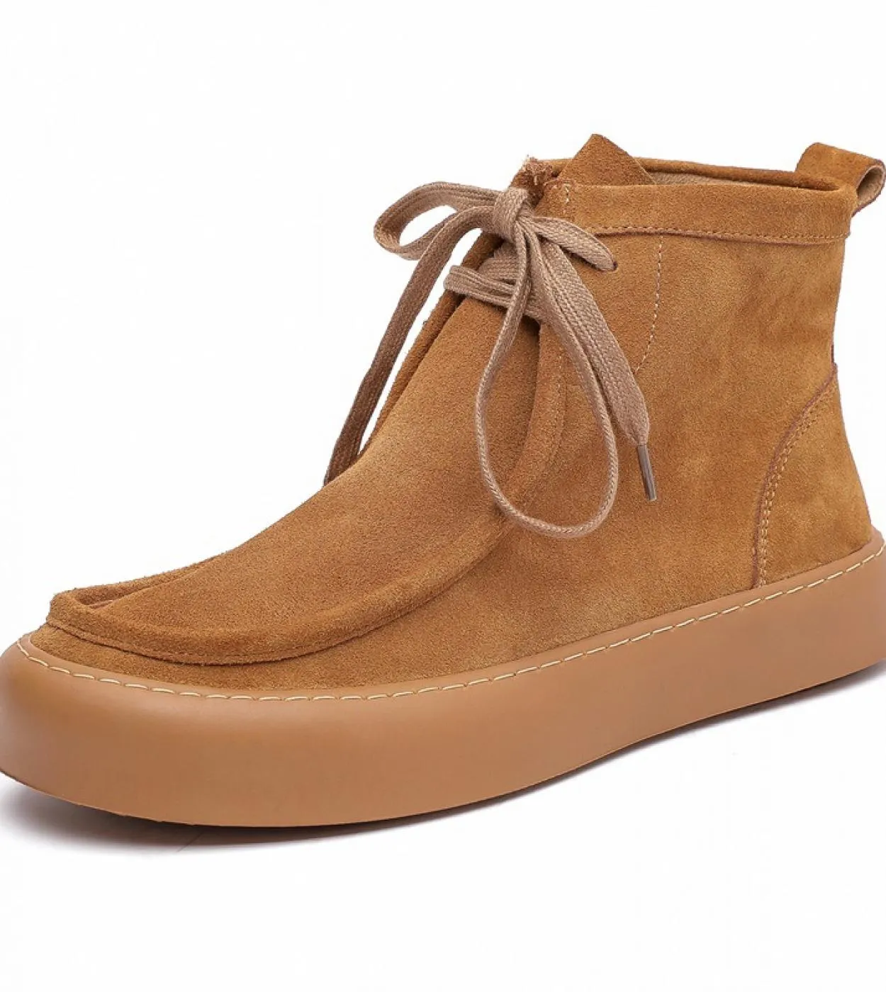 Stivali di sicurezza da uomo in pelle scamosciata Caviglia da uomo Botas Masculinas Zapatos Hombre Coffee Sneaker casual da uomo