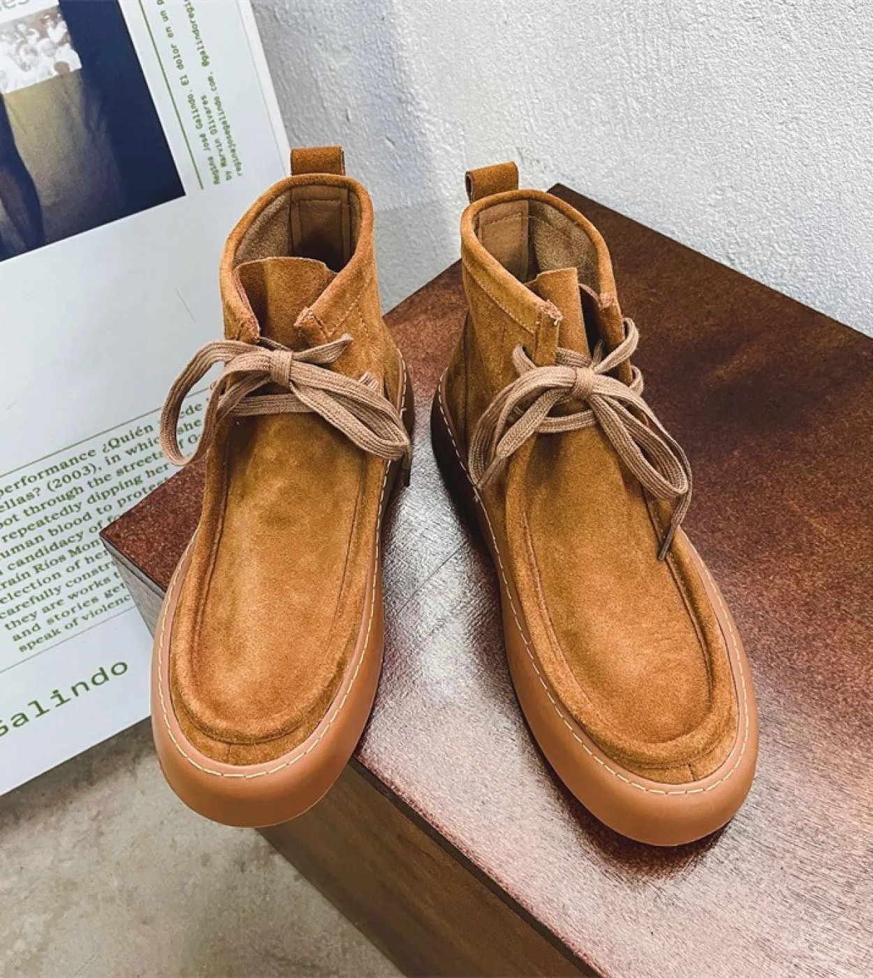 Stivali di sicurezza da uomo in pelle scamosciata Caviglia da uomo Botas Masculinas Zapatos Hombre Coffee Sneaker casual da uomo
