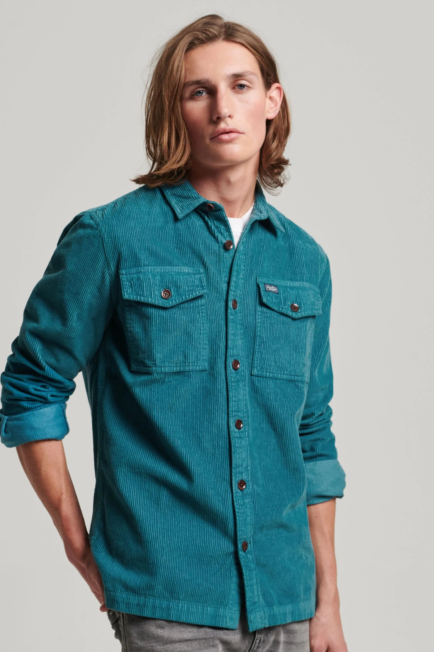 Superdry - Camicia vintage in velluto a coste