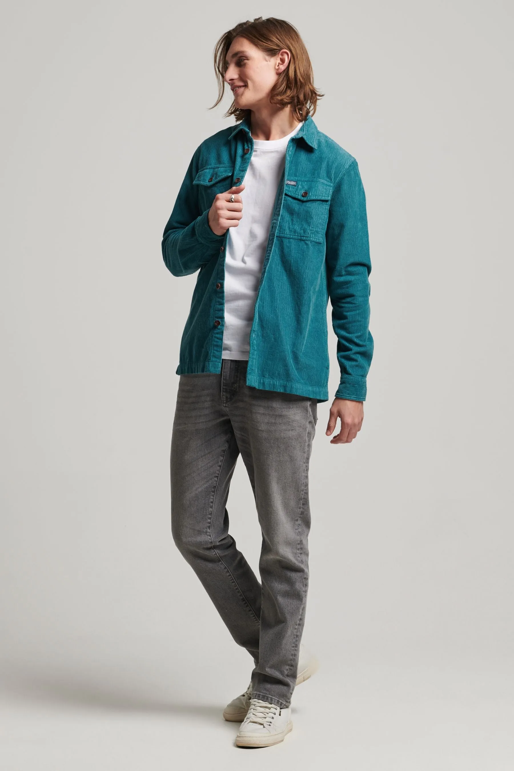 Superdry - Camicia vintage in velluto a coste