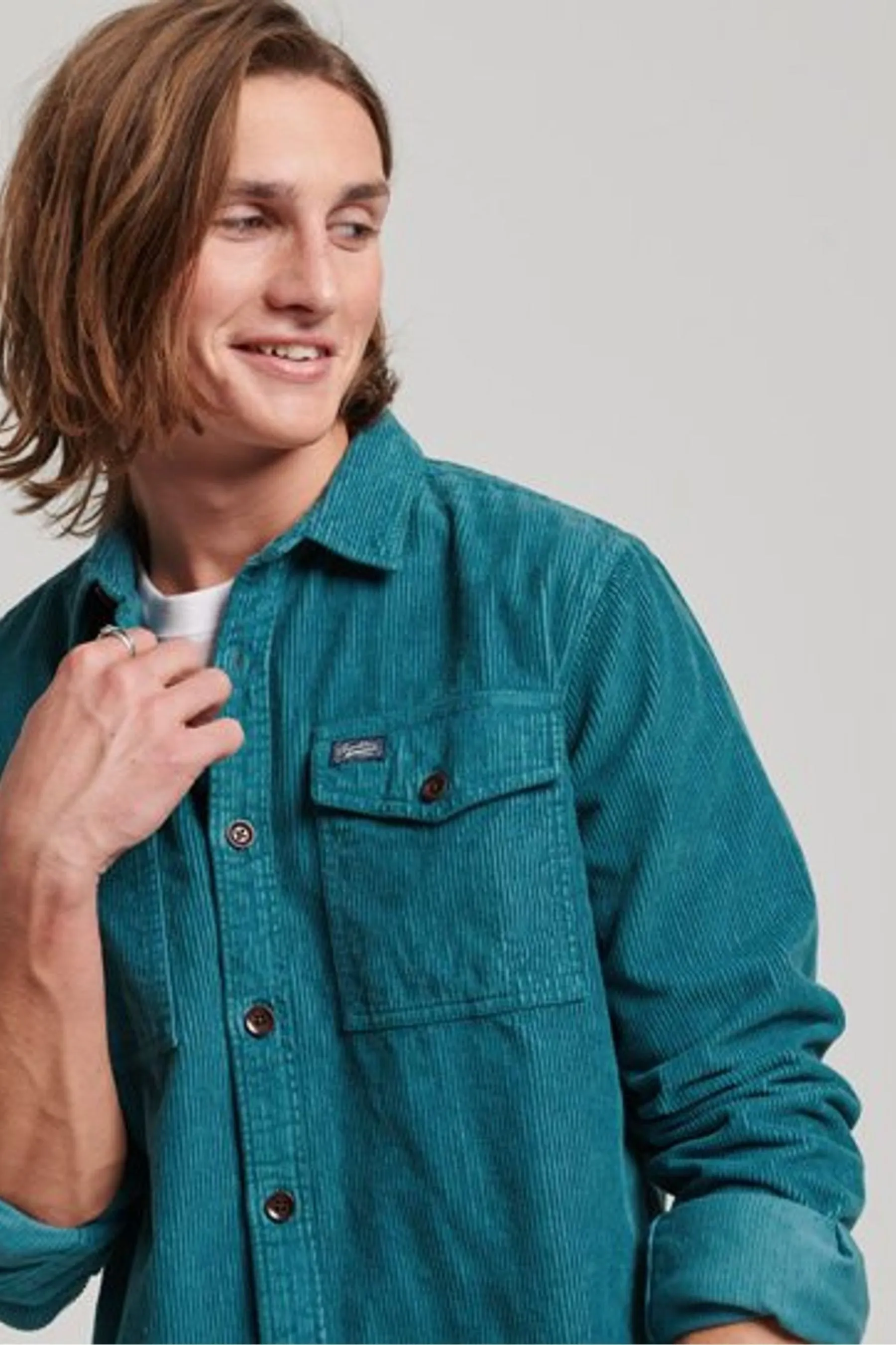 Superdry - Camicia vintage in velluto a coste