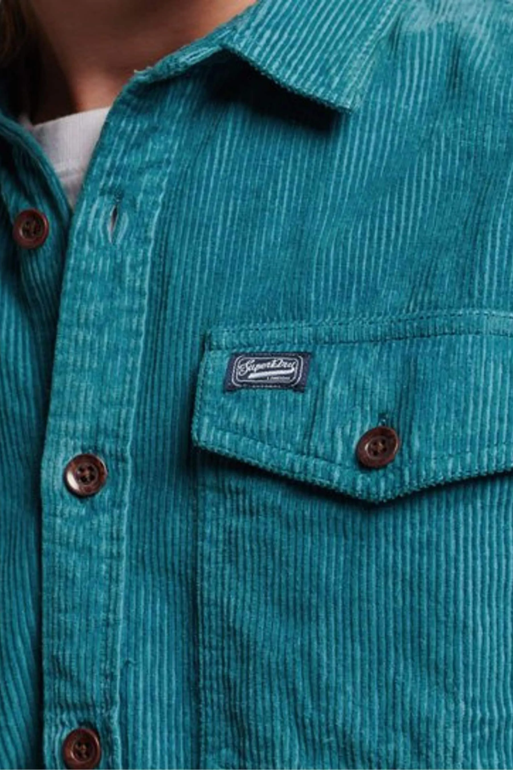 Superdry - Camicia vintage in velluto a coste