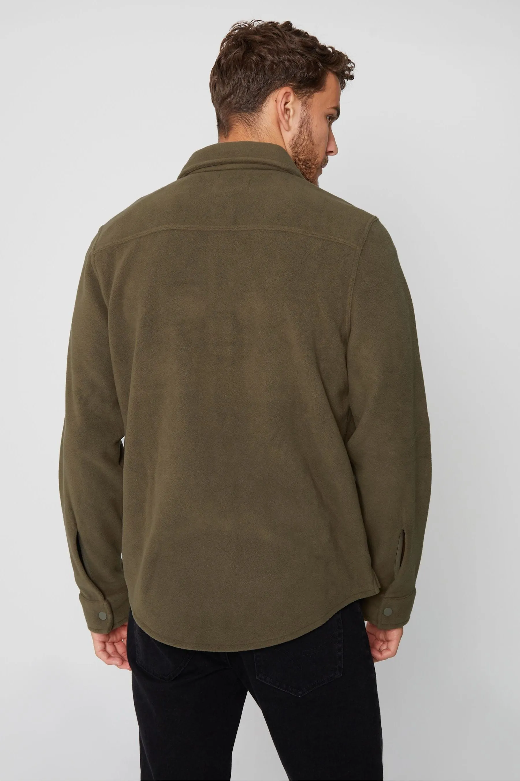Threadbare - Giacca stile camicia in micro pile