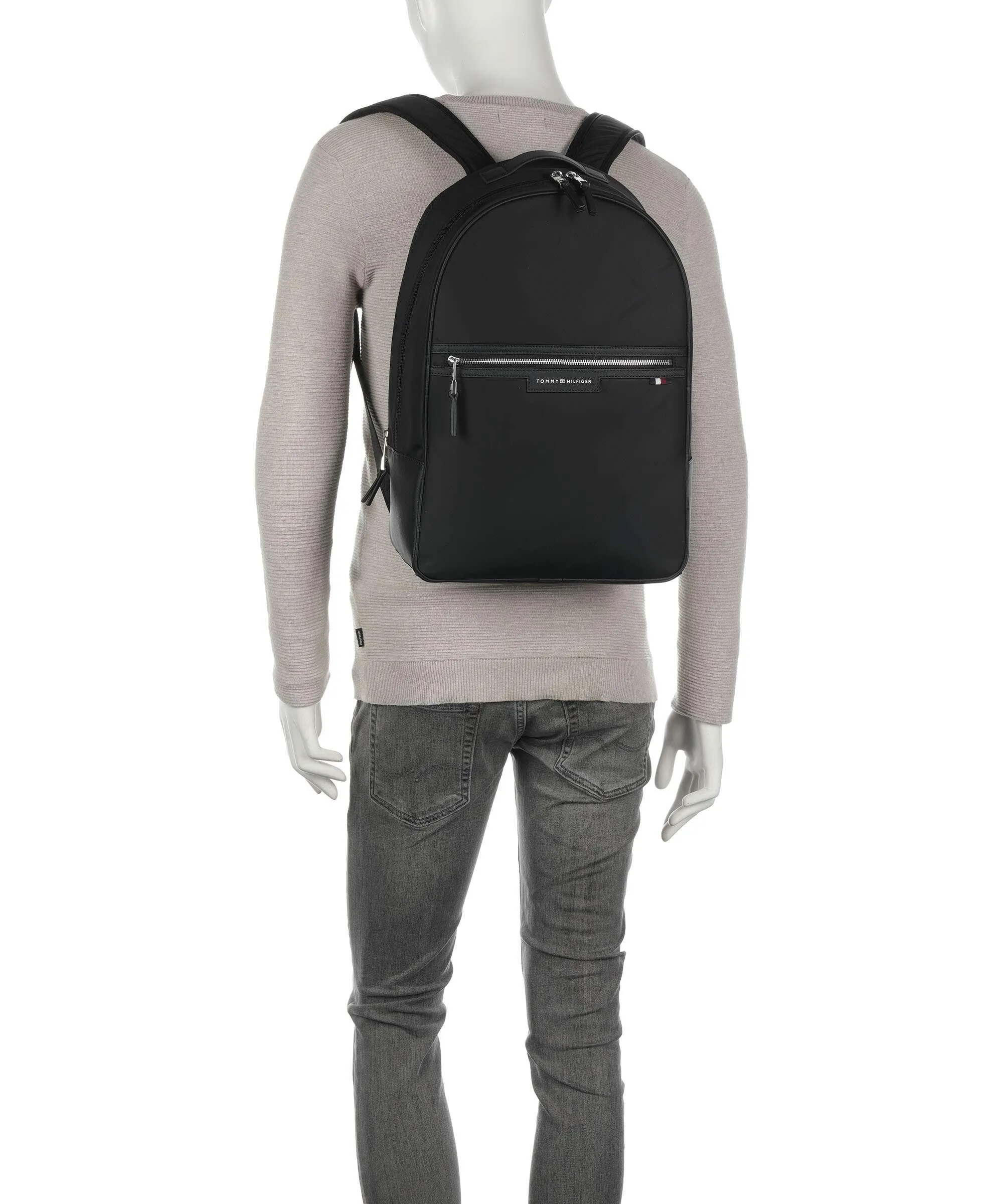  Tommy Hilfiger TH Urban Zaino 14″ nylon nero  