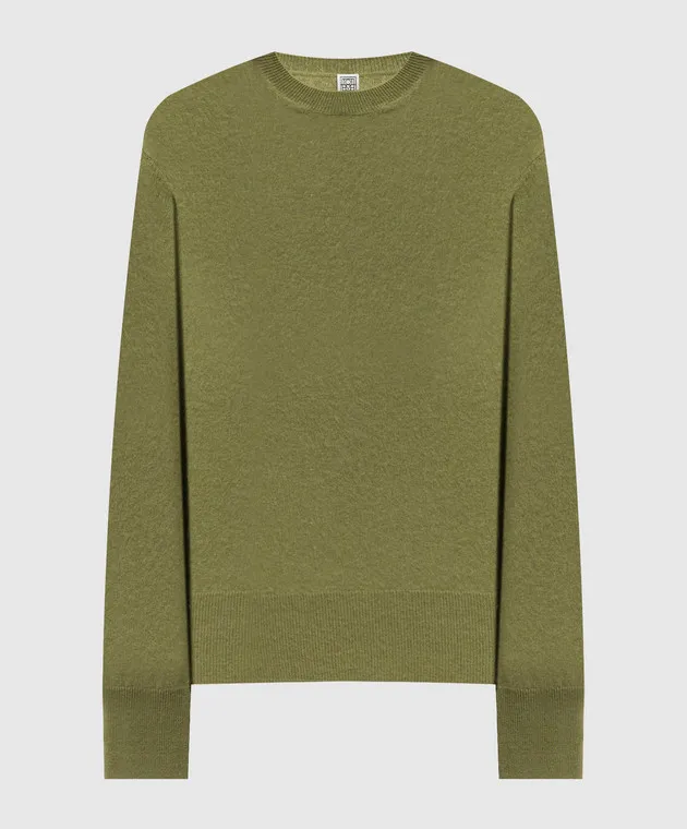 Toteme Maglione in cashmere verde 242WRT1734YA0016
