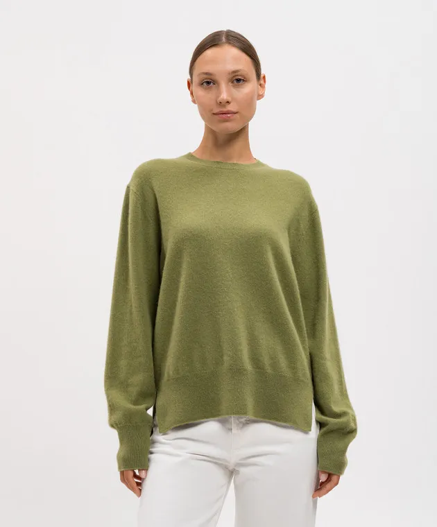 Toteme Maglione in cashmere verde 242WRT1734YA0016