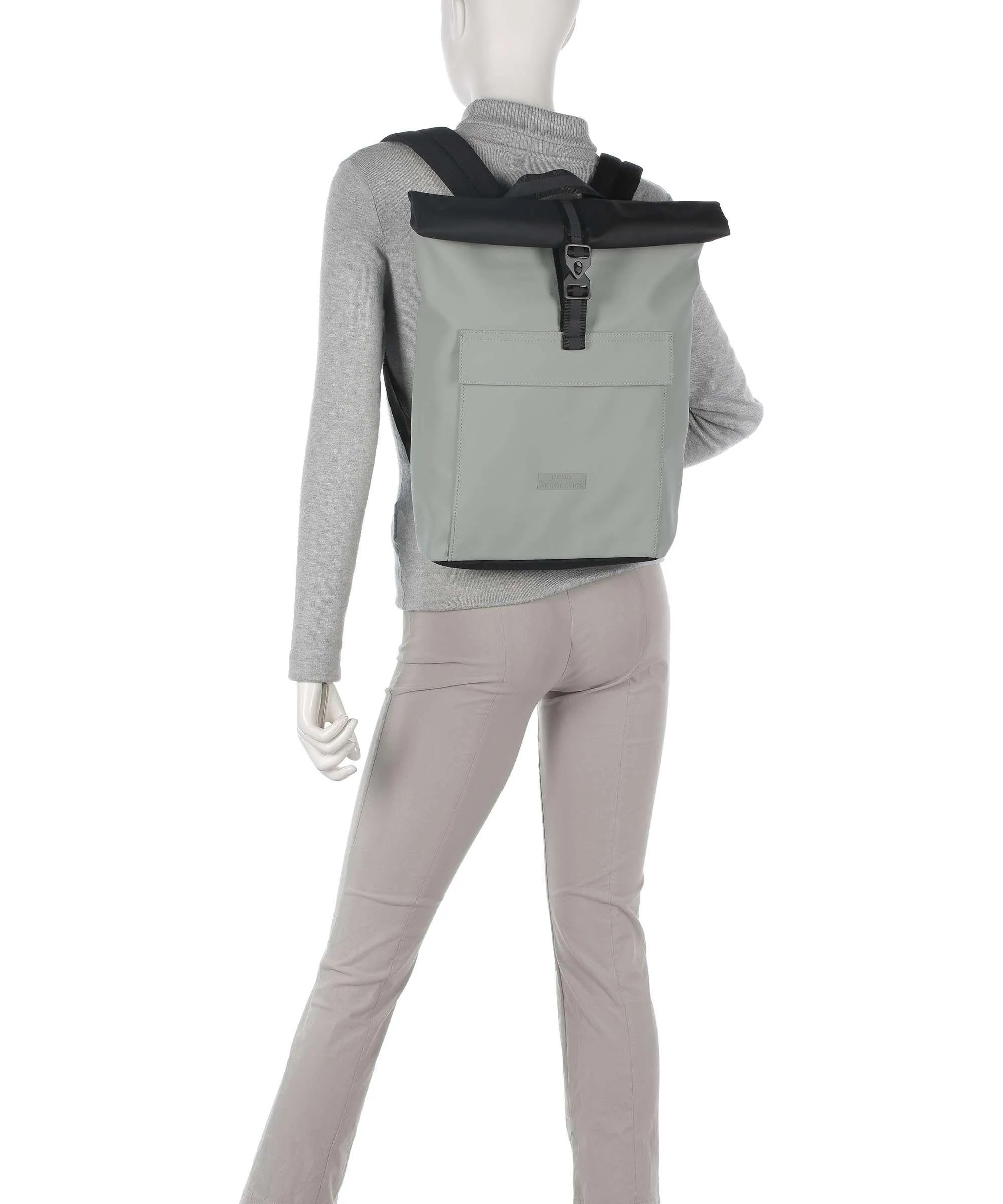  Ucon Acrobatics Aloe Jasper Mini Zaino roll-top 16″ poliestere grigio/nero  
