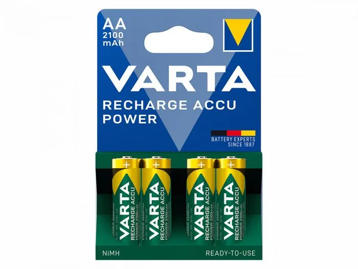 Varta Recharge Accu Power AA 4 batterie ricaricabili