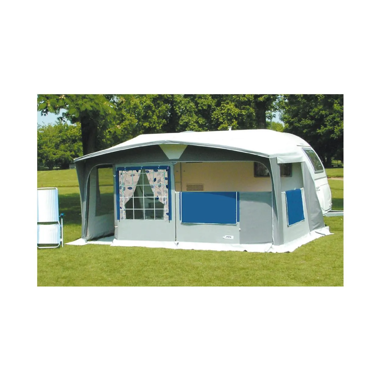 Veranda per Roulotte Capri Blu - Linea CLASSIC della ConVer
