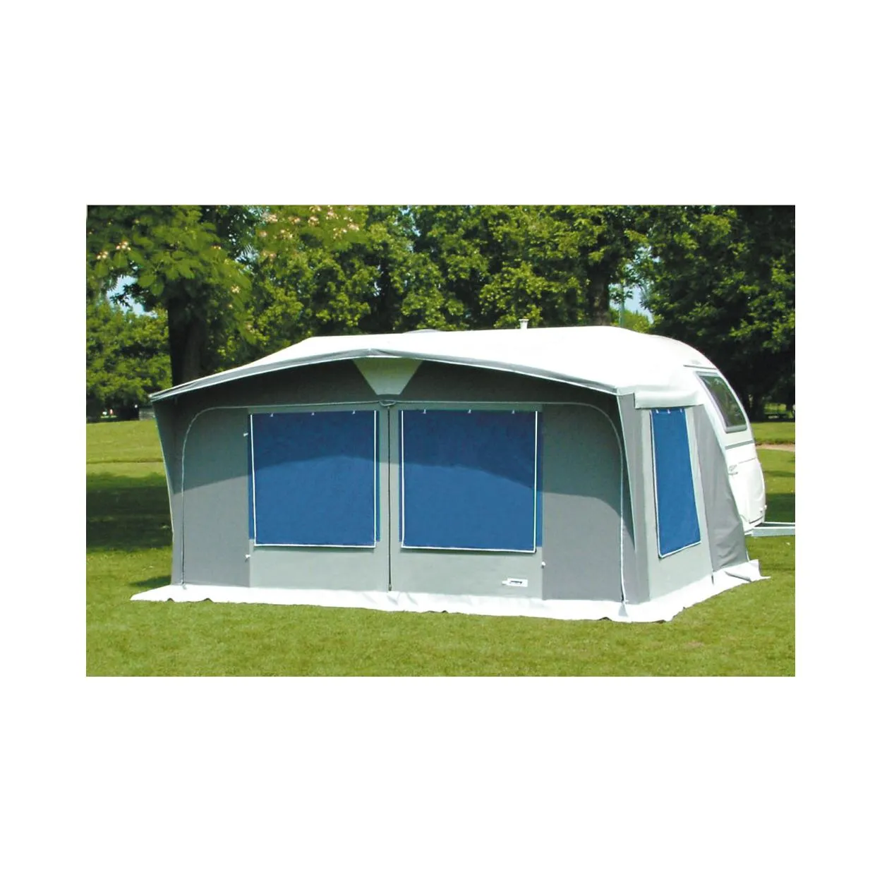 Veranda per Roulotte Capri Blu - Linea CLASSIC della ConVer