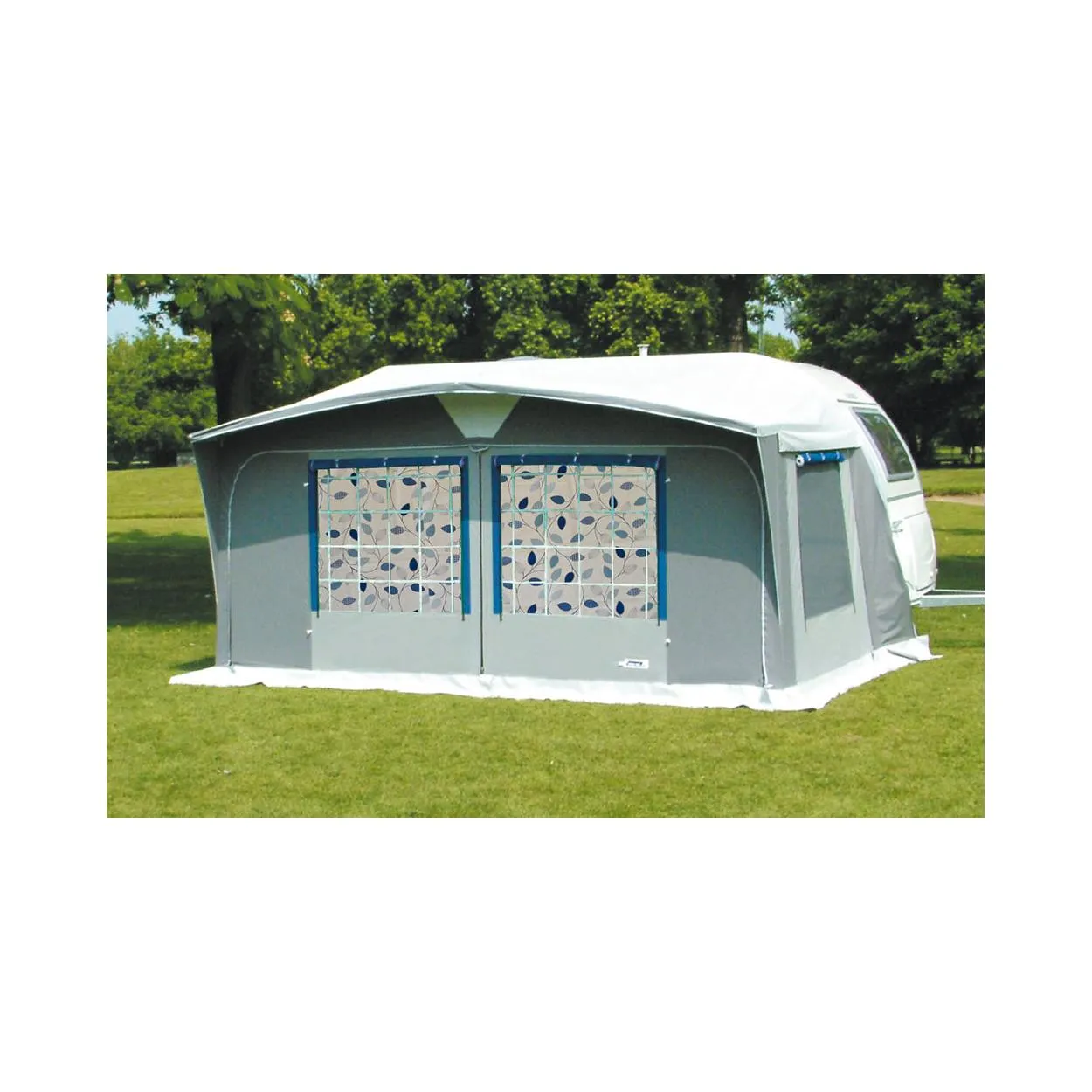 Veranda per Roulotte Capri Blu - Linea CLASSIC della ConVer