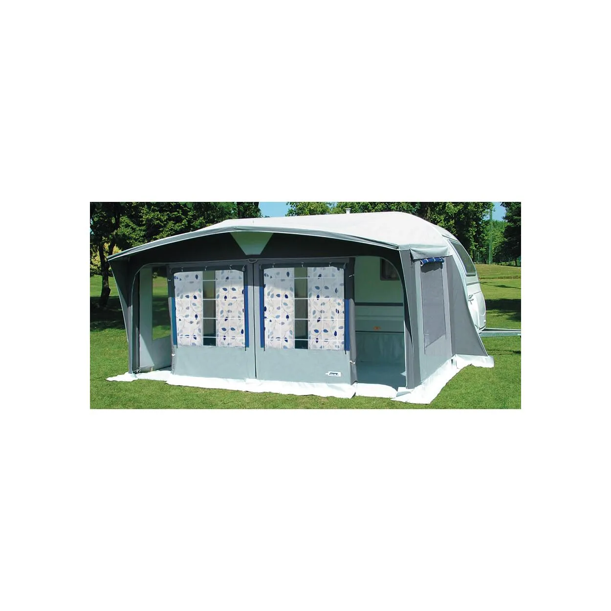 Veranda per Roulotte Capri Blu - Linea CLASSIC della ConVer