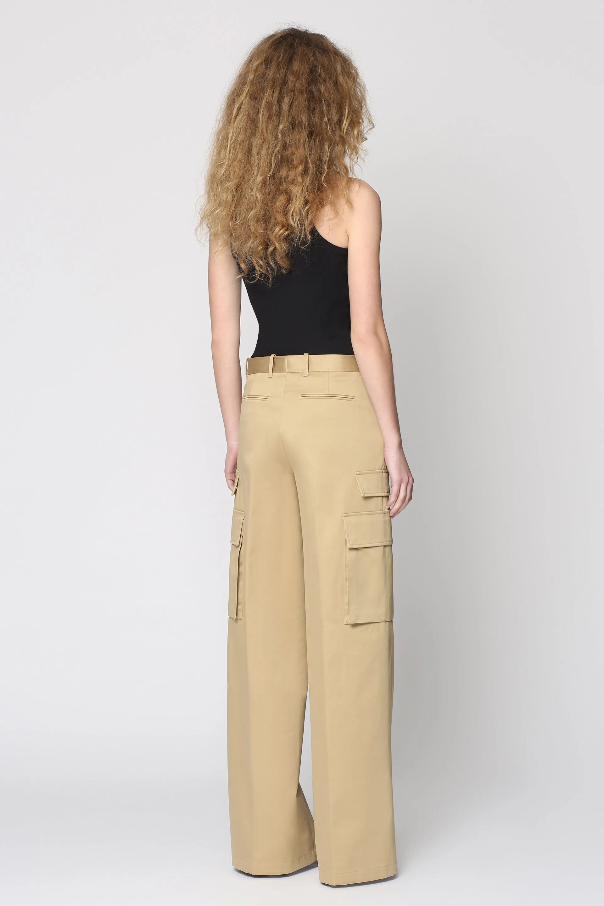 Versace Pantaloni cargo in gabardine