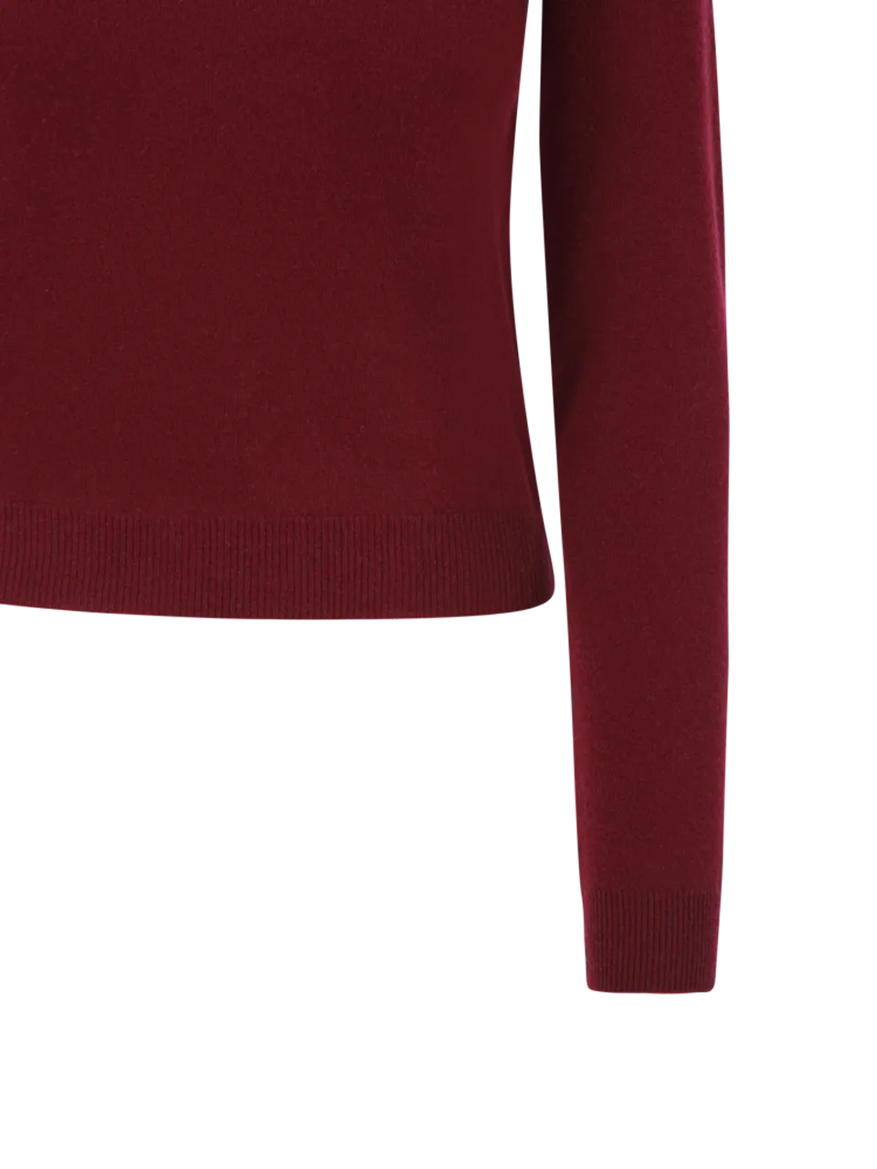 WOMAN CASHMERE COMPANY RED CASHMERE RAGLAN ROUND NECK SWEATER