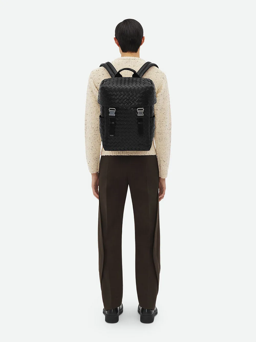Zaino Con Patta Intrecciato