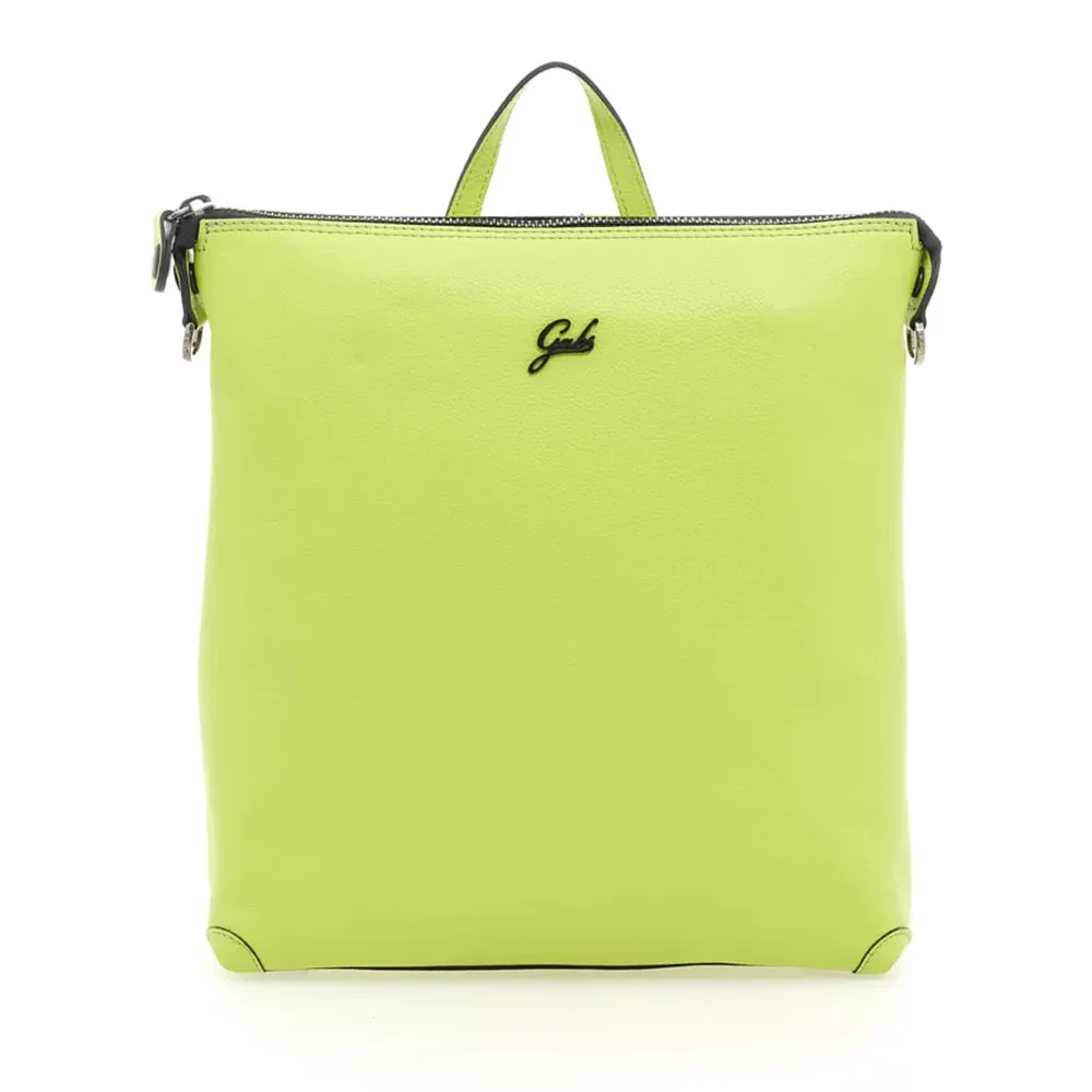 Zaino Donna GABS Lolita Medium in Pelle Martellata colore Cyber Lime
