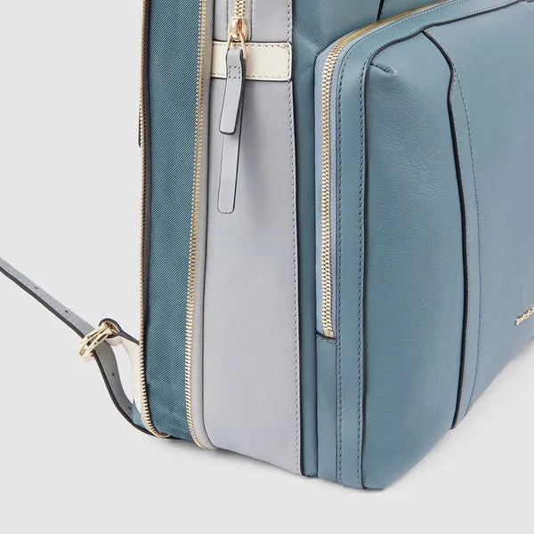 Zaino donna PIQUADRO in pelle porta computer 15,6 pollici CA6216W92 verde