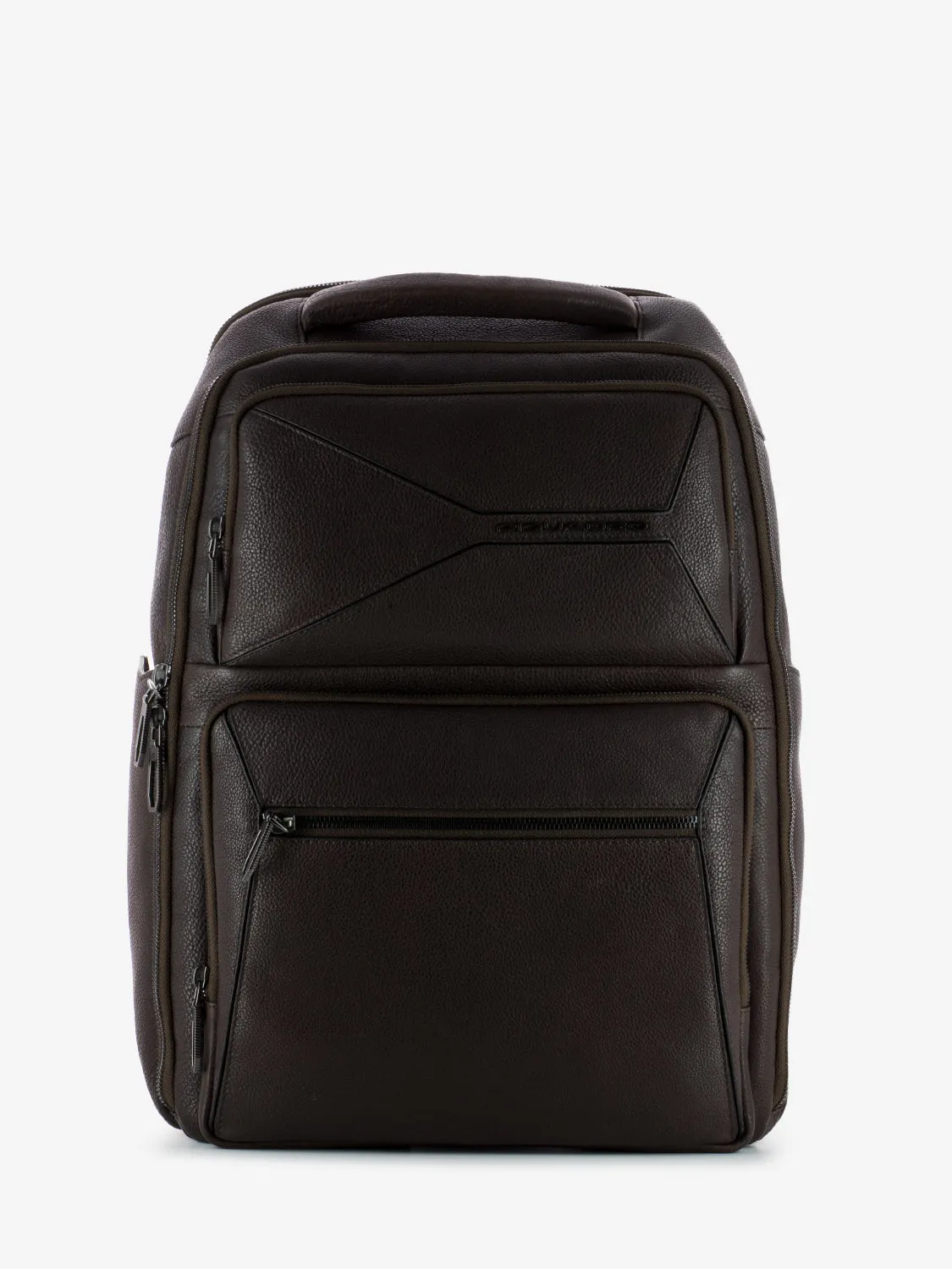 Zaino pc 15.6 in pelle marrone