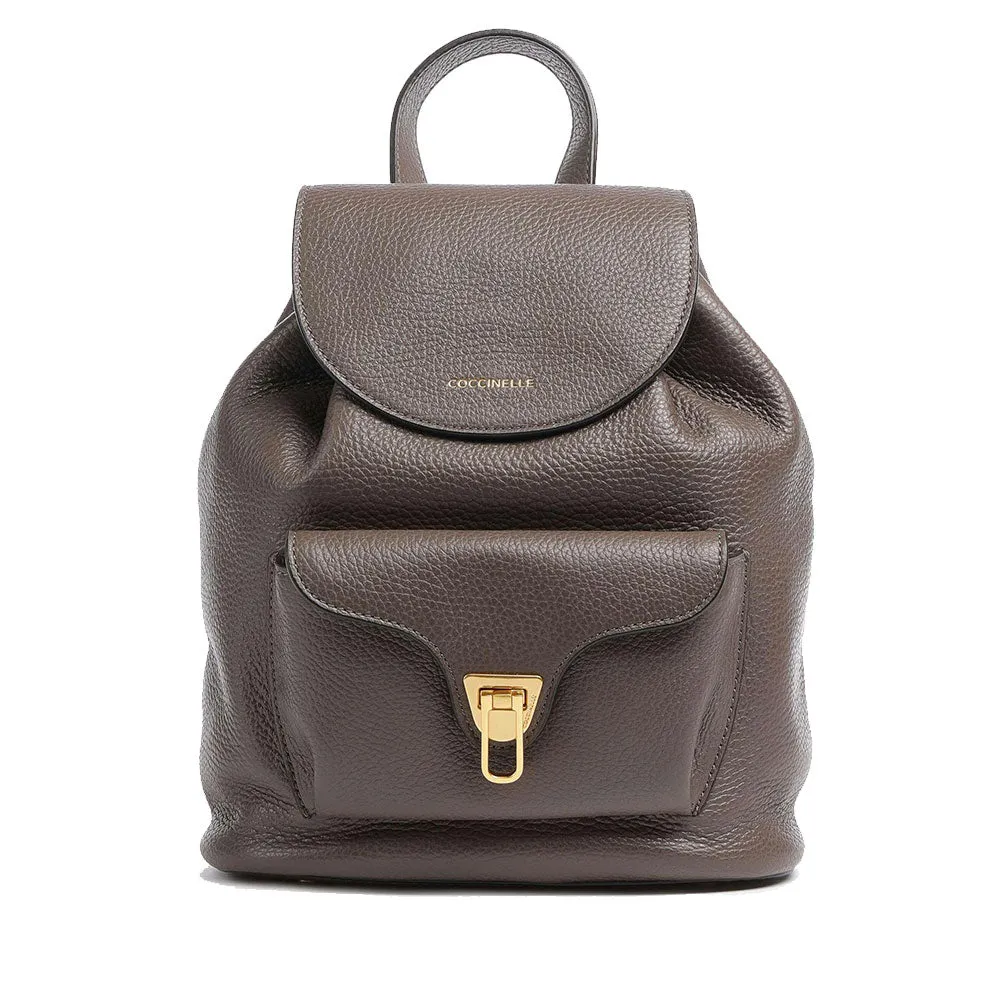 Zaino Piccolo COCCINELLE in Pelle Linea Beat Soft colore Coffee
