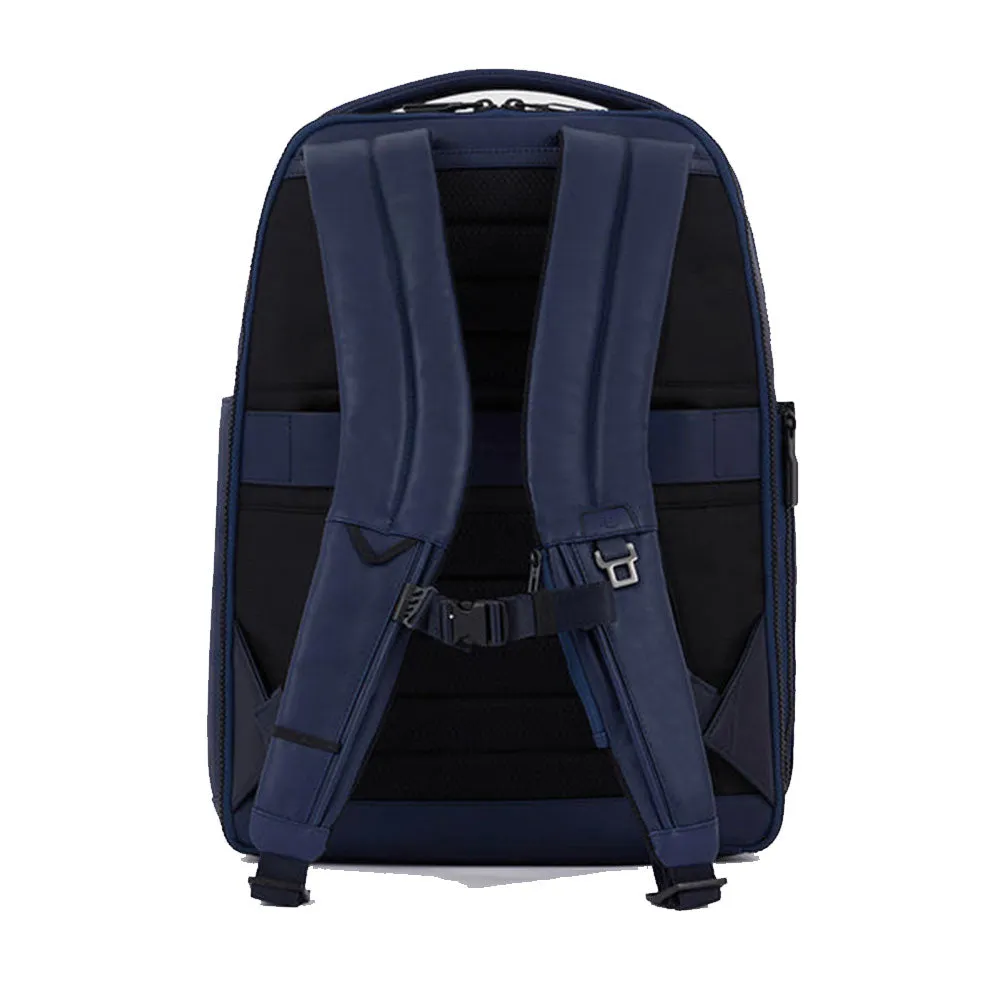 Zaino PIQUADRO porta Pc 15,6 in Pelle Colore Blu Linea Aye - CA6206W119