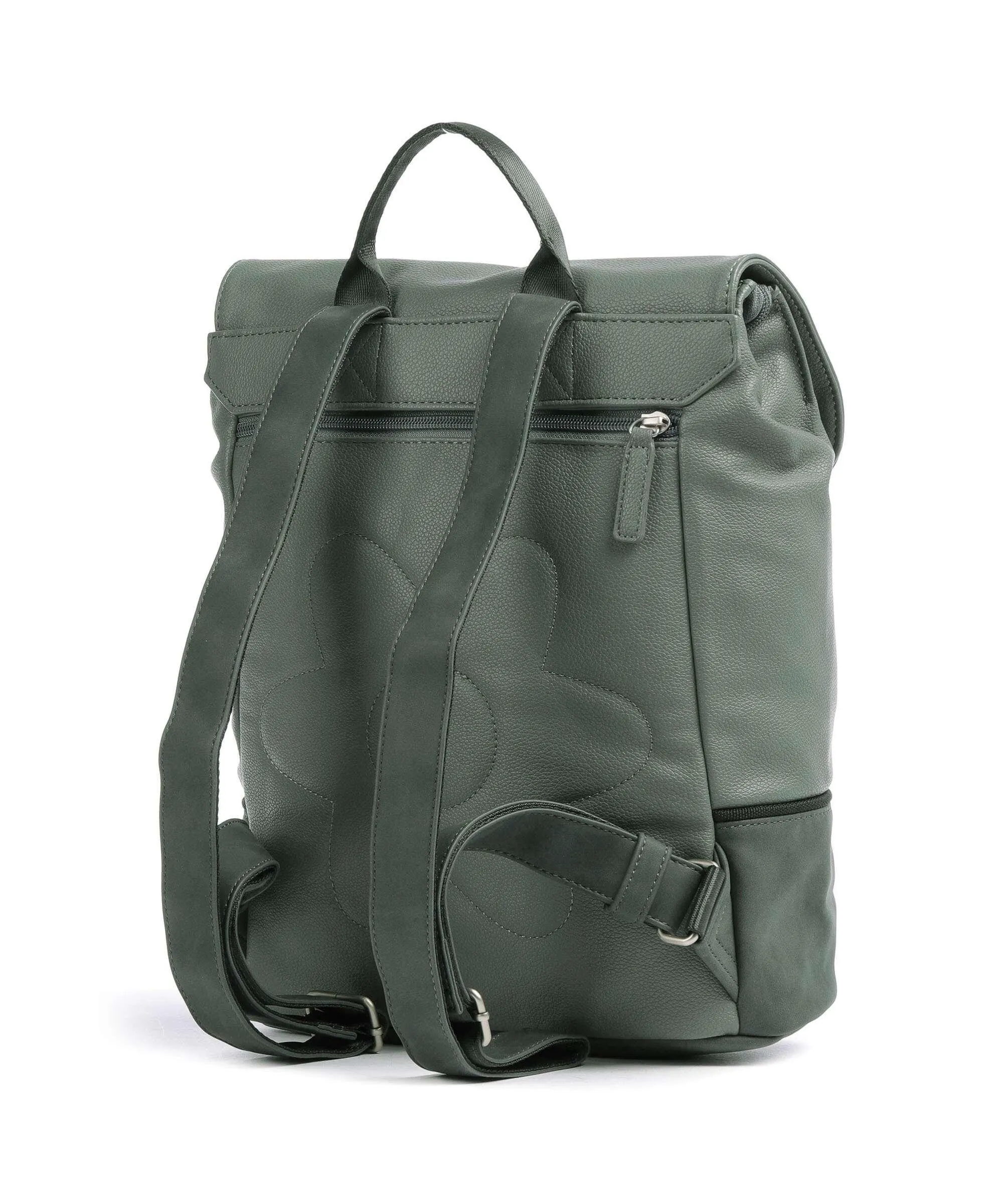  Zwei Jana JR13 Zaino pelle sintetica grigio-verde  