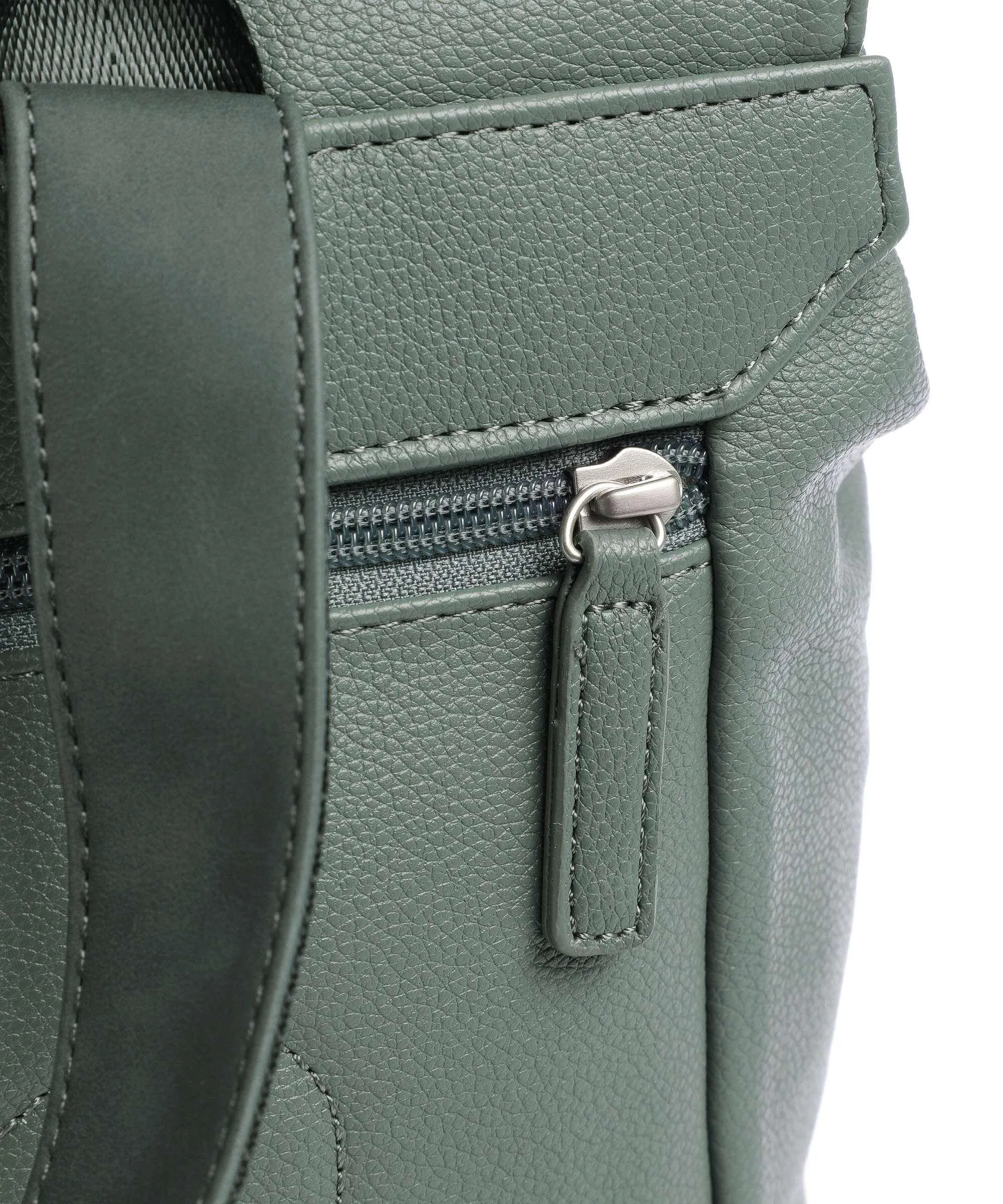  Zwei Jana JR13 Zaino pelle sintetica grigio-verde  