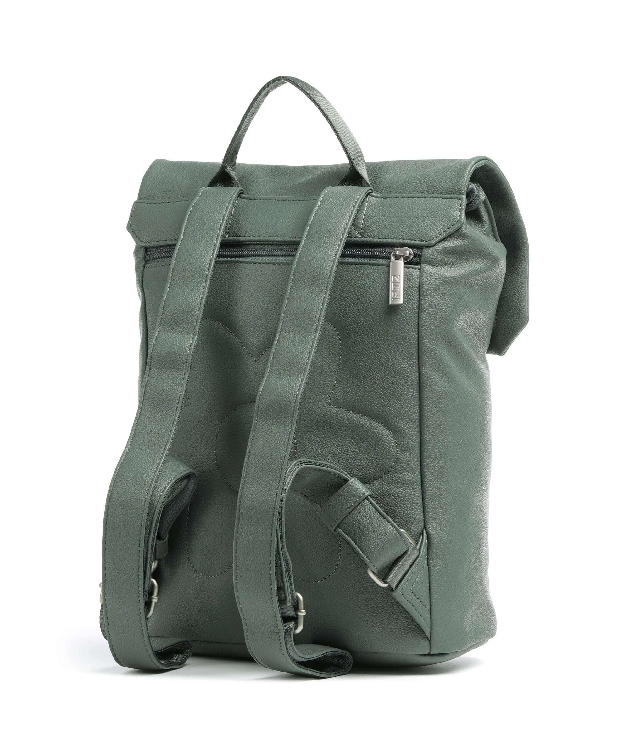  Zwei Mademoiselle.M MR13 Zaino pelle sintetica verde  